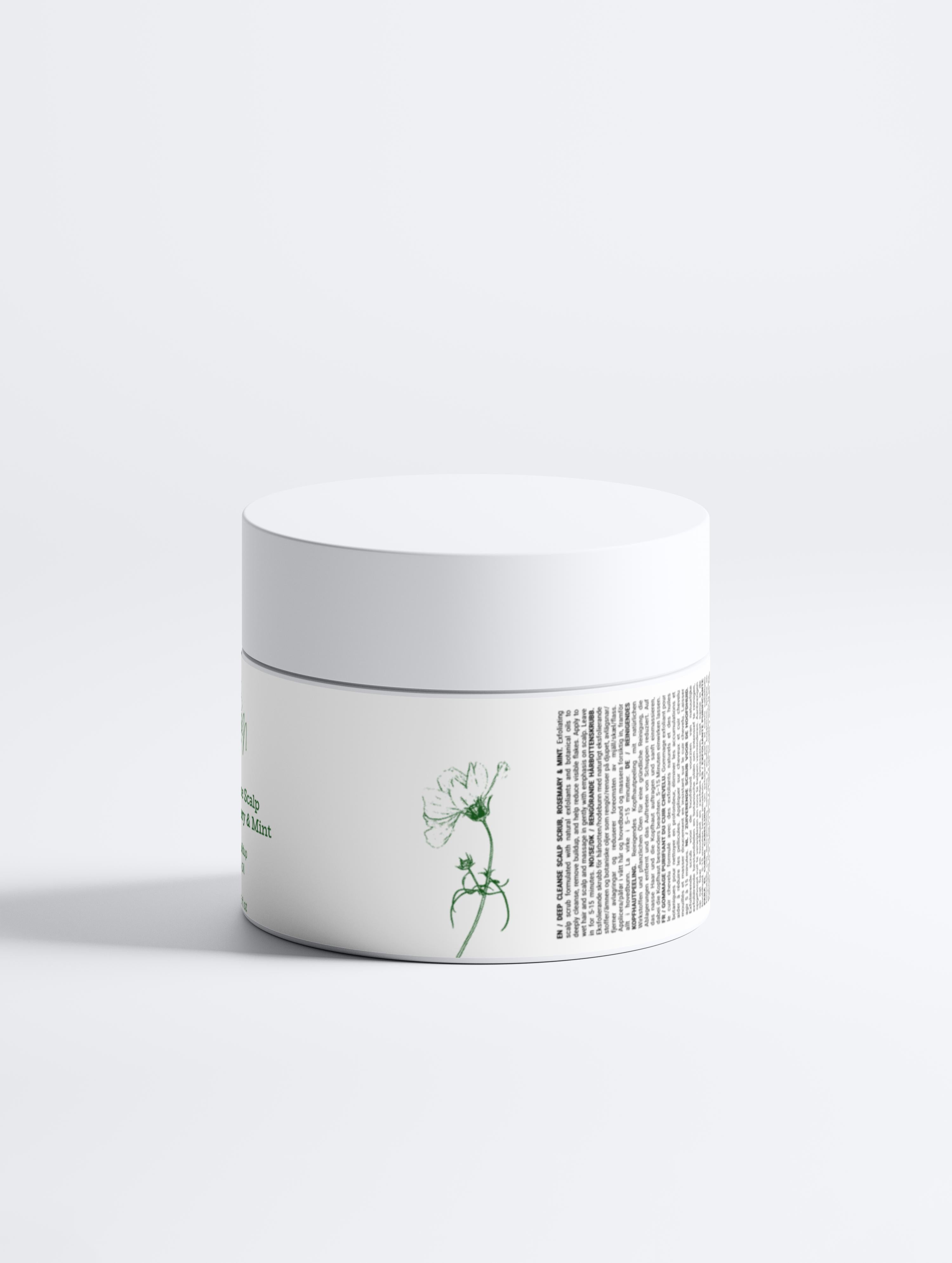 Deep Cleanse Scalp Scrub, Rosemary & Mint